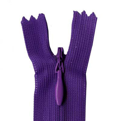 Zip Invisible Zip #Violet